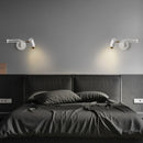 Axyaa Adjustable Telescopic LED Wall Lamp Swing Arm Sconce Bedside Light
