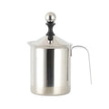 Axyaa Stainless Steel Milk Frother Cup with Double Filter Screens for Latte Art
