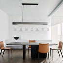 Axyaa Modern Luxury Linear Chandelier for Dining Room Office Bar Table