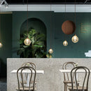 Axya Glass Droplight: Modern French Retro Indoor Pendant Light