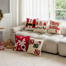 Axyaa Christmas Throw Pillowcase Cojines 45x45cm