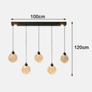 Axyaa Modern Indoor Chandeliers LED Pendant Ceiling Lights for Dining Room