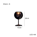 Axyaa Gold Chrome Glass Table Lamp | Luxury Decor for Living Room, Villa, Cafe