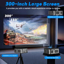 Axyaa 4K Android Outdoor Projector Full HD 1080P Home Theater Auto Focus Keystone