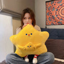 Axyaa Butter Cheese Pillow Plush Dormitory Girl Sofa Star Cushion, Super Soft Doll