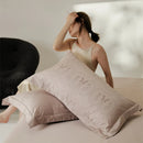 Axyaa Soft Jacquard 100% Cotton Pillowcase Set for Adults - 48x74cm