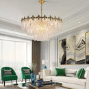 Axyaa Glass Chandelier: French Court Style, Retro, Living Room, Dining Room, Bedroom Lighting