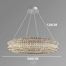 Axyaa Crystal Chandelier Pendant Light for Luxury Living Room and Bedroom Lighting