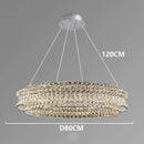 Axyaa Crystal Chandelier Pendant Light for Luxurious Living Room and Bedroom