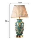 Axyaa Ceramic Desk Lamp: Luxury Classical Table Light for Bedroom, Living Room & Home Décor