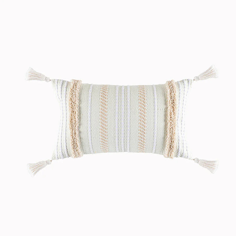 Tufted Rainbow Cushion Cover for Home Decor Axyaa Brand
