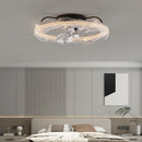 Axyaa Nordic Crystal Fan Ceiling Light: Minimalist Italian Design for Home Interior