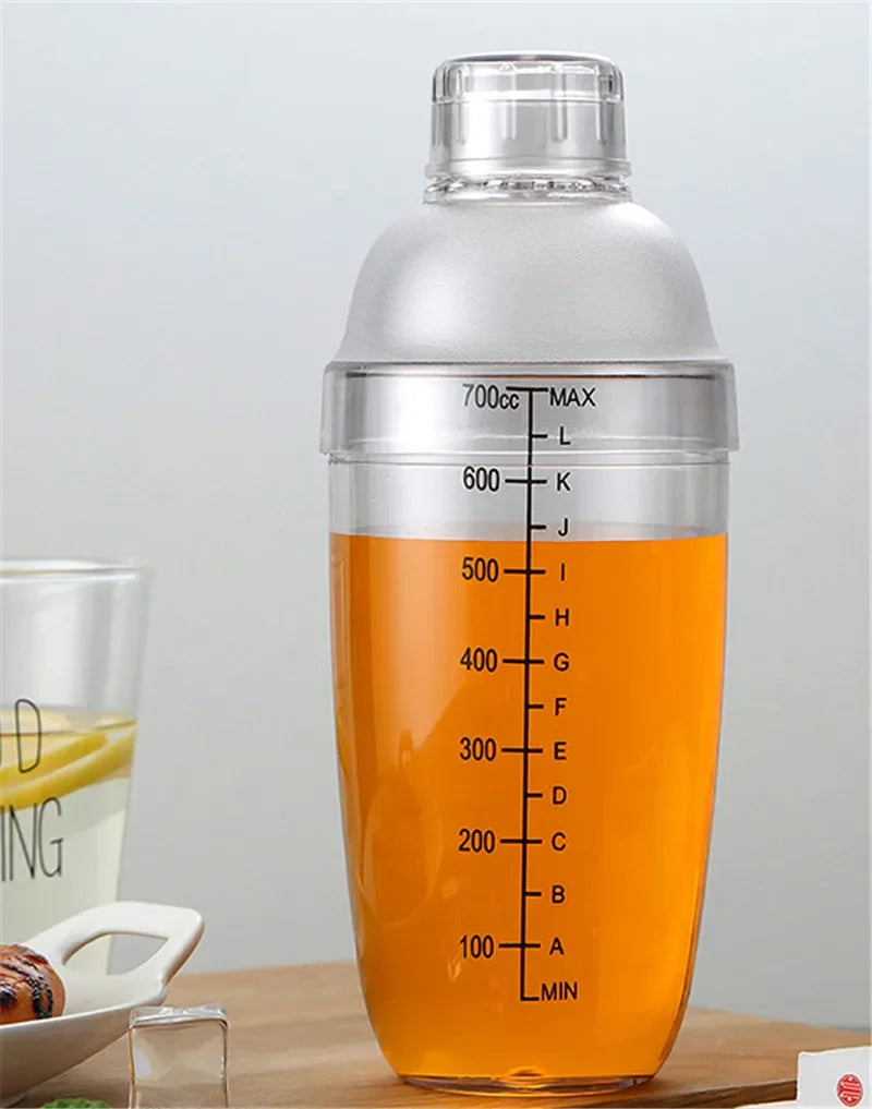 Axya Plastic Martini Cocktail Shaker 350ml to 1000ml Barware Mixer