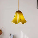 Axyaa Hand-Painted Glass Bellina Pendant Light for Home Decor