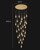 Axyaa Modern LED Pendant Light Chandeliers for Living and Dining Room