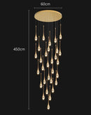 Axyaa LED Pendant Light Chandeliers for Modern Home Decor & Indoor Lighting
