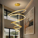 Axyaa Nordic Stair Chandelier, Living Room Bedroom Dining Room Pendant Lights, Ceiling Light