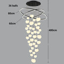 Axyaa Staircase Chandelier Pendant Light for Modern Home Decor & Indoor Lighting