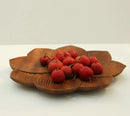 Axyaa Walnut Wood Tray: Chinese Dim Sum, Sushi, Dried Fruit Snack Serving Tray