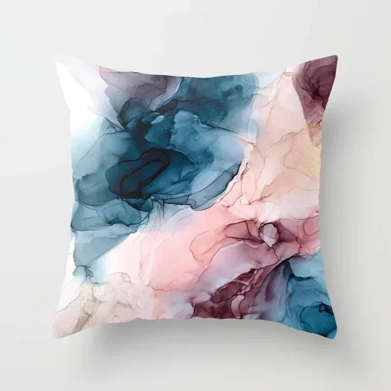 Geometric Abstract Pillow Case 45x45cm Axyaa Home Decor Square Cushion Cover