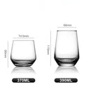 Crystal Highball Glass Set for Beer, Juice, Mojito, Kitchen & Bar - Axyaa Brand