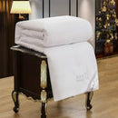 Axyaa Mulberry Silk Duvet - Soft & Warm 100% Silk Quilt with Thick Jacquard Cotton Fabric