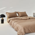 Axyaa Mulberry Silk Duvet Cover, Ultra Soft Quilt, King Size Bedding with Zipper