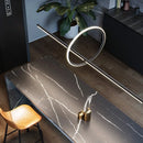 Axyaa Black Ceiling Chandelier with Remote Control - Modern Minimalist Kitchen and Dining Room Lighting