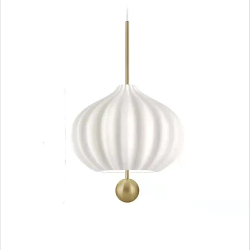 Axyaa White Glass Chandelier: Elegant Single Head Lighting Solution