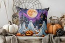 Axyaa Witch Hat & Pumpkin Pattern Pillow Cover for Sofa Bedroom Car