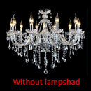 Axyaa Luxury Crystal Chandelier 6 Head Candlelight Pendant Lamp