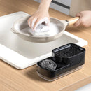 Axyaa Automatic Liquid Soap Dispenser Kitchen Bath Accessories Storage Box Sponge Brush