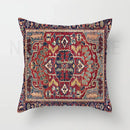 Axyaa Red Moroccan Short Plush Ethnic Style Cushion Cover for Home Decoration