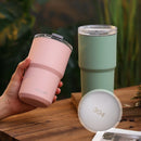 Axyaa Double-Layer Insulated Cold Water Bottle Stainless Steel Vacuum Jug