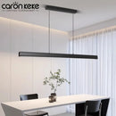 Axyaa Nordic LED Pendant Light for Dining Room Kitchen Bar - Dimmable Strip Chandelier