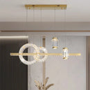 Axyaa Crystal Chandelier Indoor Ceiling LED Lighting for Living Room