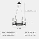 Axyaa Crystal Chandelier Pendant Lights LED Indoor Luxury Lighting Fixtures