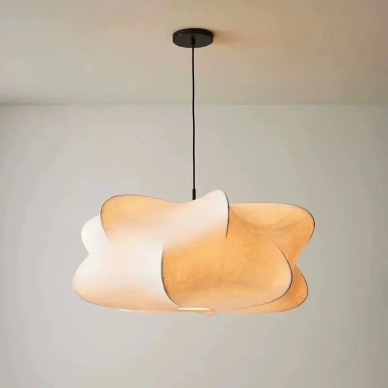 Axyaa Cirrus Silk Pendant Lamp - Nordic Japanese Style Minimalist Light