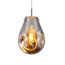 Axyaa Lavva Glass Island Pendant Light - Contemporary, Chic Design
