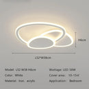 Axyaa Modern Oval LED Ceiling Lamp for Living Room, Bedroom, Kitchen, Indoor Lighting