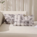 Axyaa Plush Tie-Dyed Fleece Pillowcase - Soft Sofa Cushion Cover
