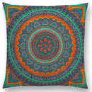 Axyaa Boho Rainbow Mandala Pillow Case Sun Moon Flowers Dream Fantasy Cover