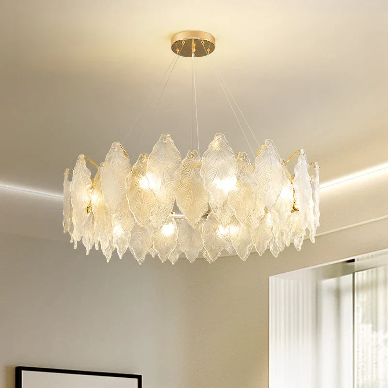 Axyaa Crystal Chandelier for Living Room Dining Bedroom