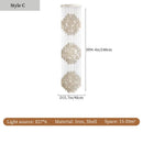 Axyaa Mother of Pearl Chandelier: Unique Danish Design Shell Pendant Light for Living Room, Dining, Villa & Staircase