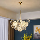 Axyaa Nordic Glass LED Chandelier | Starry Design for Home Decor | Ceiling Light