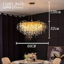 Axyaa Luxury Crystal Chandelier: Modern Tree Branch Design for Bedroom and Living Room Lighting