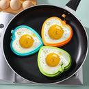 Axyaa Cartoon Heart Egg Fryer, Omelet Mold Kitchen Baking Tool