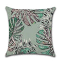 Axyaa Tropical Rainforest Plant Throw Pillow Cover 45x45cm