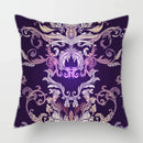 Axyaa Baroque Geometric Throw Pillow Case, Elegant Vintage 45X45CM Cushion Cover for Home