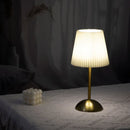 Axyaa Minimalist Fabric Desktop Lamp with USB Power & 3 Color Settings